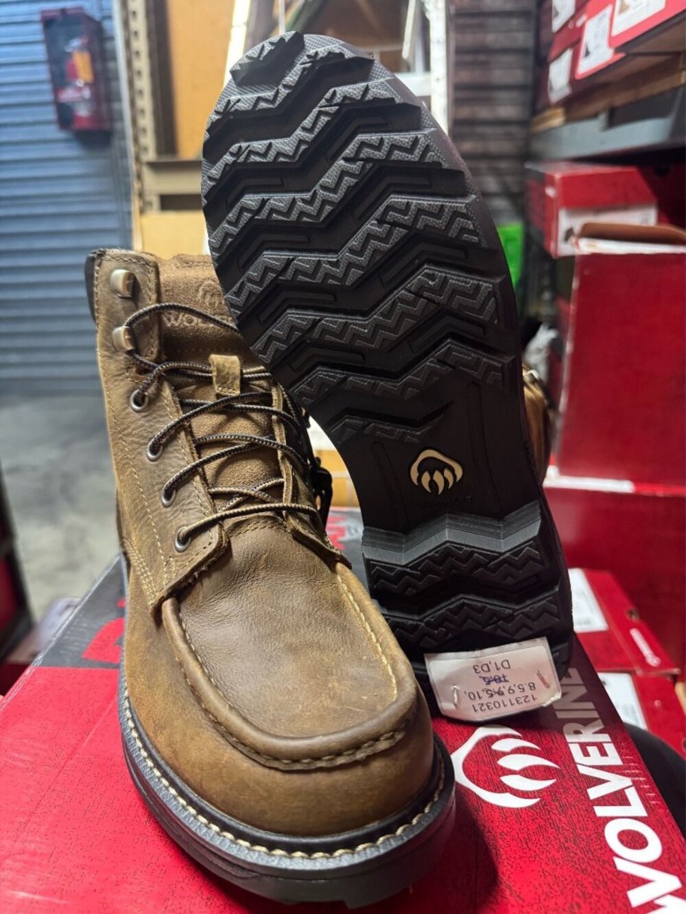 Wolverine Men's Soft Toe Work Boots Size 8 Wide - New in Box